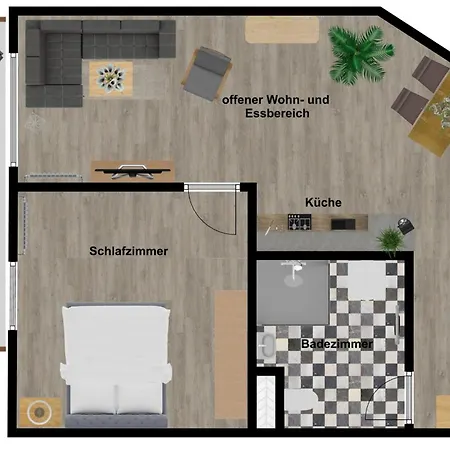 Apartment Wohlfuehl-ferienwohnung In Strandnaehe Mit Grossem Sonnenbalkon Und Blick Ins Gruene *